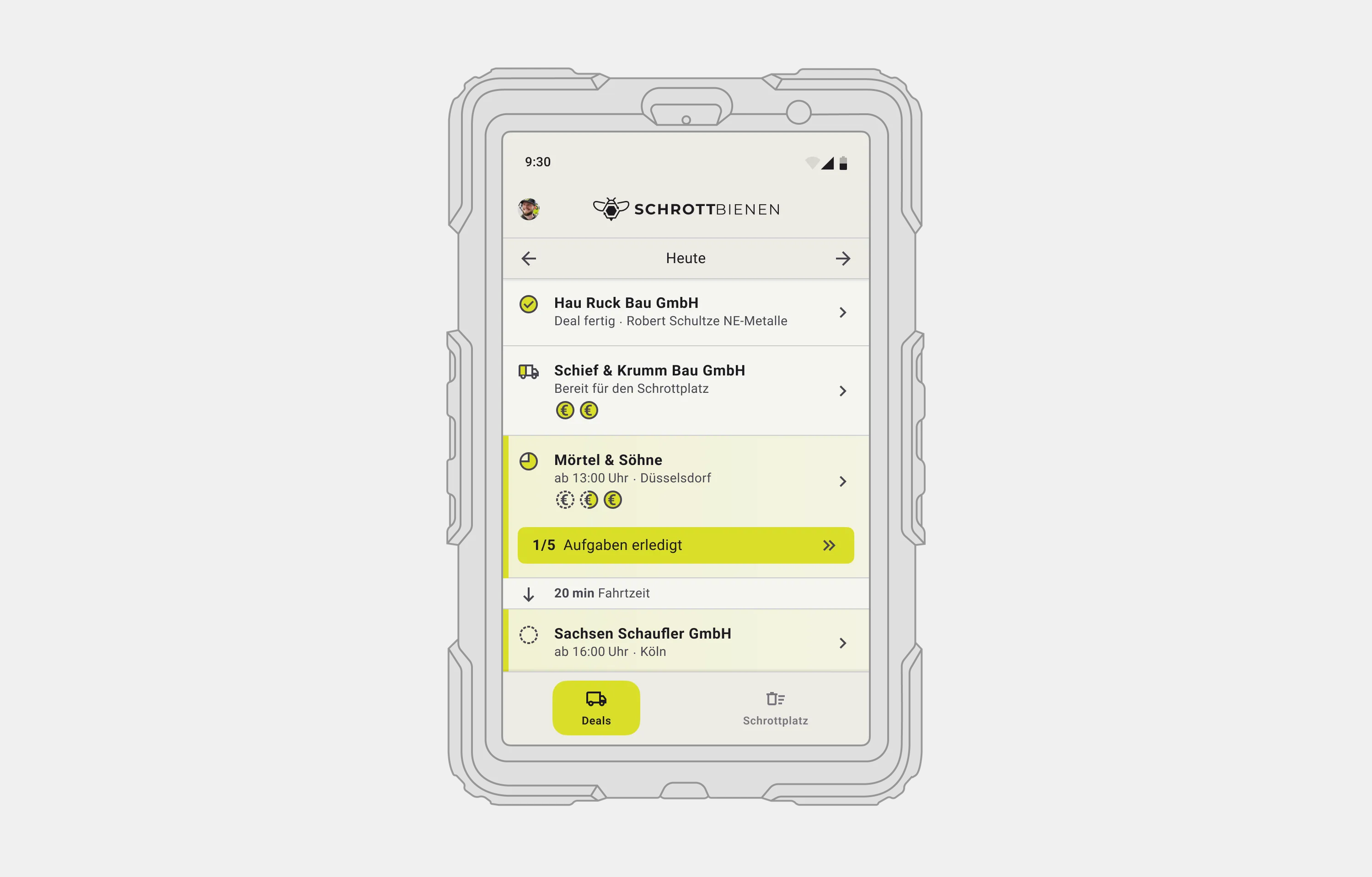 Open tasks