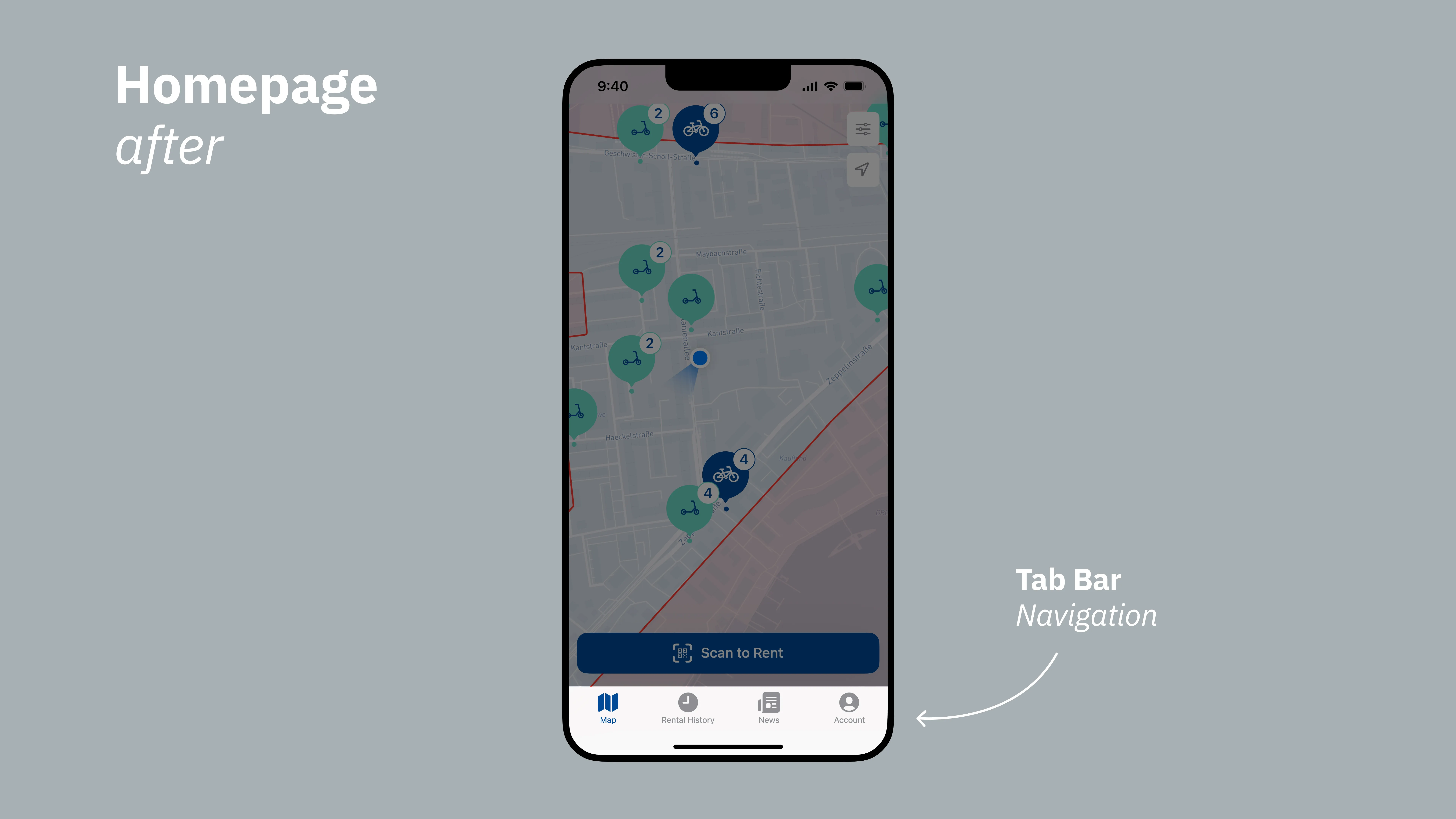 Navigation Redesign: Tab Bar