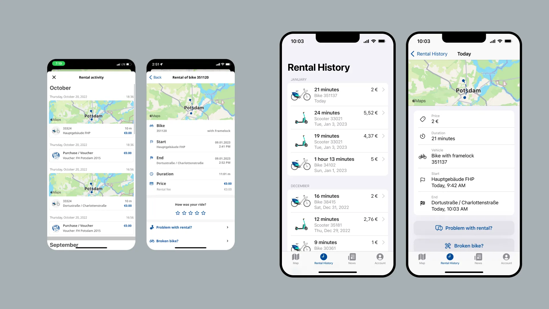 rental history